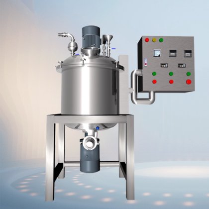 VP 液体化妆品混合机 洗涤剂 50 升不锈钢搅拌罐，带搅拌器加热器