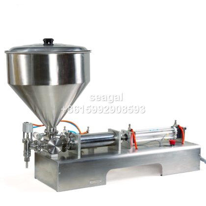 G1WG 5-5000 ml 半自动单头高精度气动蜂蜜灌装机/液体瓶用膏体灌装机