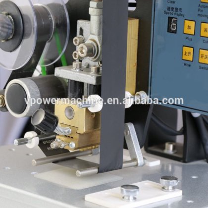 用于塑料薄膜和复合膜塑料袋的高效电热丝带日期打码机