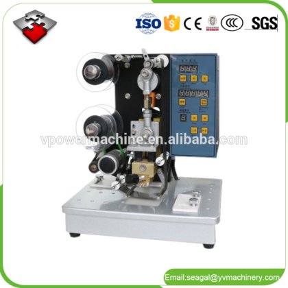 用于塑料薄膜和复合膜塑料袋的高效电热丝带日期打码机