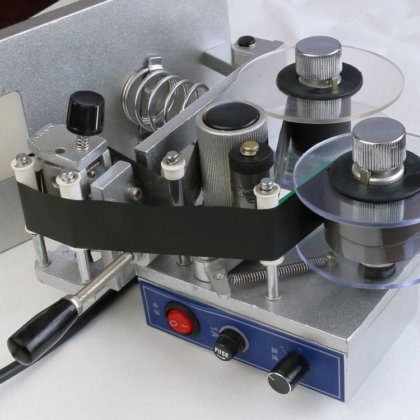 广州工厂手动批号字符色带打码机 生产日期