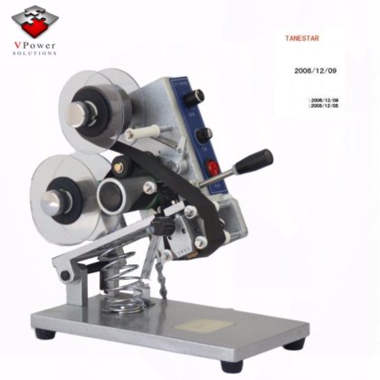 广州工厂手动批号字符色带打码机 生产日期