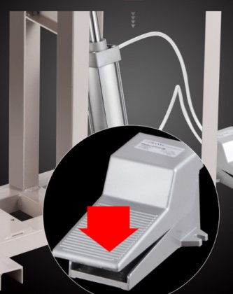 带踏板的手动香肠剪