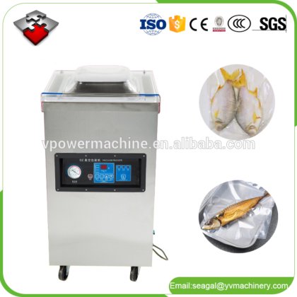 用于水果、蔬菜、食品、茶叶、大米、肉类的 DZ400 304 不锈钢深层单室真空封口包装机