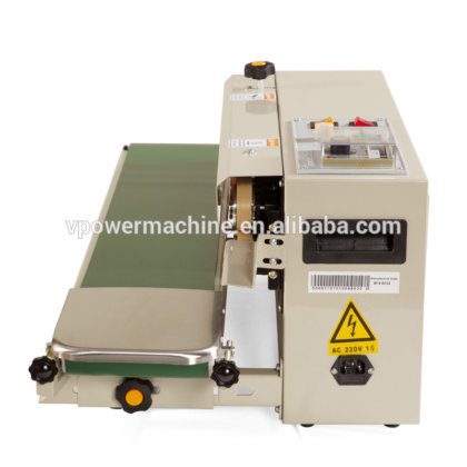 FR-900 自动塑料袋封口机（带代码打印机）连续带膜小袋封口机