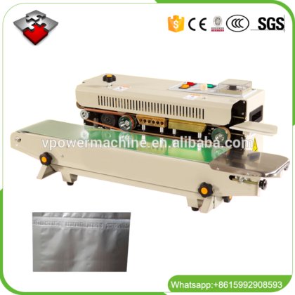 FR-900 自动塑料袋封口机（带代码打印机）连续带膜小袋封口机