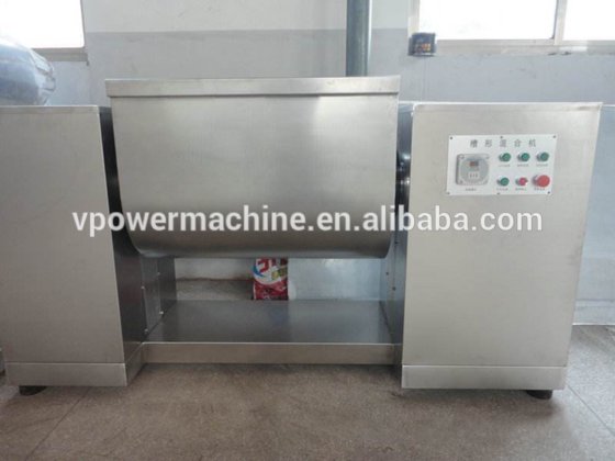 用于肥皂干粉的高品质不锈钢 CH 系列西格玛桨式卧式槽型螺带混合器