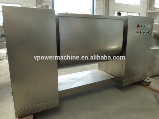 用于肥皂干粉的高品质不锈钢 CH 系列西格玛桨式卧式槽型螺带混合器