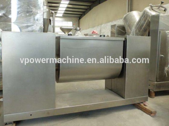 用于肥皂干粉的高品质不锈钢 CH 系列西格玛桨式卧式槽型螺带混合器