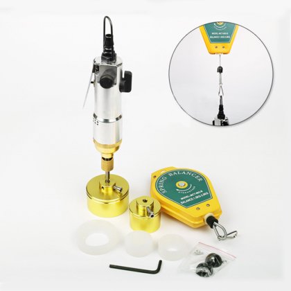 广州工厂便携式气动手持 PET 瓶拧盖机