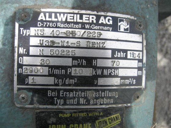 ALLWIELER NS40-250 in Melbourne, Australia