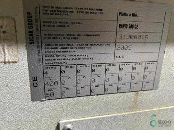 2005 Sicar Rapid 500