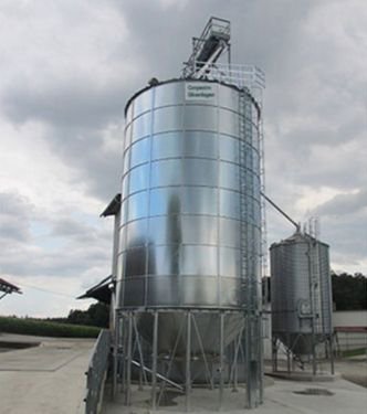 2017 Conpexim Glattwand-Trichter-Silo, Getreide-Mais-102t in