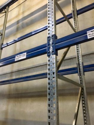 Pallet rack from Meta - Thyssen in Neubeuern, Bavaria, Germany