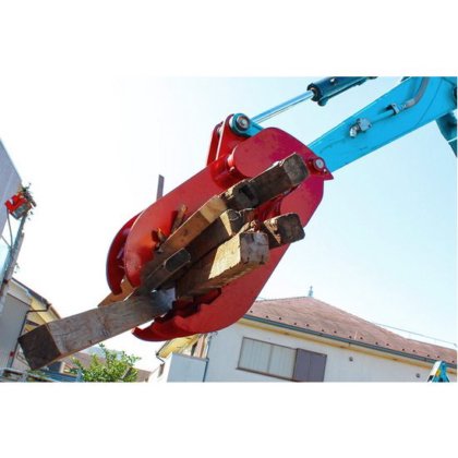 3tクラス ミニ油圧ショベル用 2点式 ハサミ フォーク