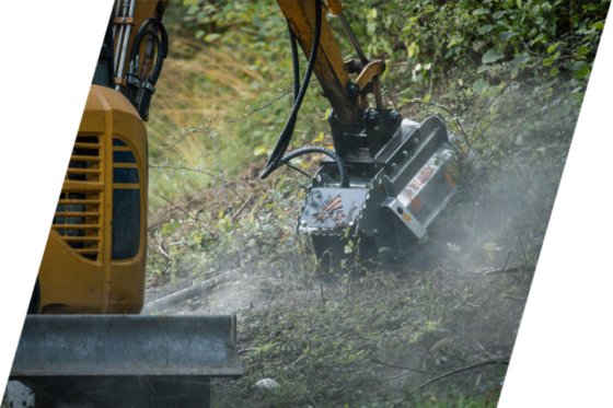 油圧ショベル用FAEミニマルチャー BL0/EX｜伐採・粉砕・草刈りアタッチメント