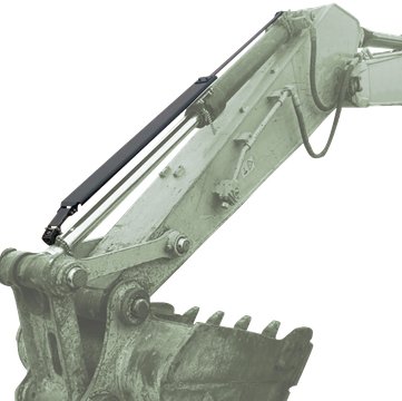 重機用シリンダー保護カバー「バケガード」0.5㎥クラス用