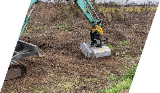 油圧ショベル用草刈機PML/HY