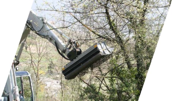 油圧ショベル用草刈機PML/EX