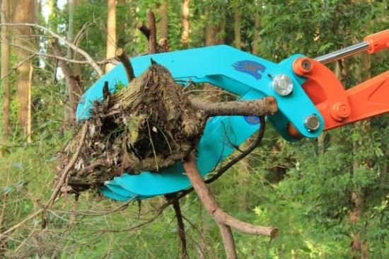 2t,3t,4tクラス　建設機械用ハサミ フォーク ツカミ　16T