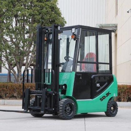 1 トン 1.5 トンの電動フォークリフトミニ小型電動ホイールフォークリフト 添付価格あり