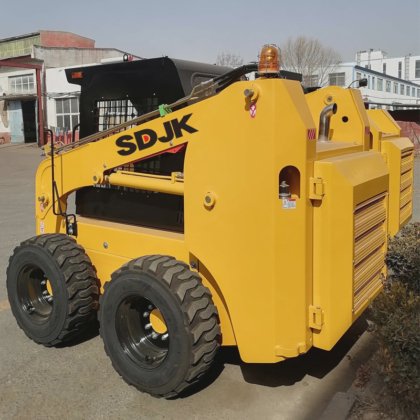 伸縮式中国仕様の新スタイルアーティキュレートミニホイールローダ ユーロクイックカプラフロント付きミニスキッドステアローダ