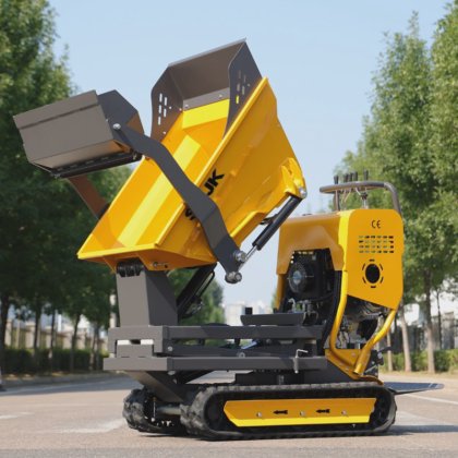 出荷時の送料無料小型ミニダンパ 500kg ポータブルダンパ 小型トランスポーター建設用油圧ディーゼルミニダンパートラック