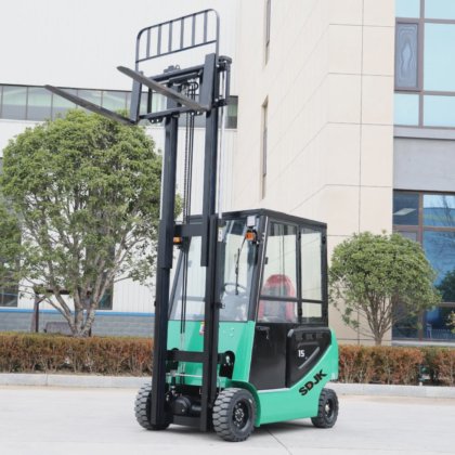 小型電気フォークリフトトラック 2.5 トン、 4 メートルの高さ電気式リフト