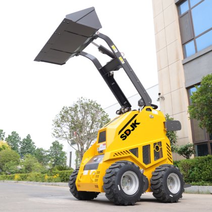 バケットアタッチメント油圧式小型中国マイクロスキッドステアローダ ミニスキッドステアローダ