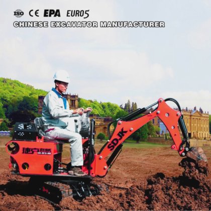 中国家庭用ミニ電動バケットバックホー油圧ショベルミニ掘削機械 小型の Digger 価格