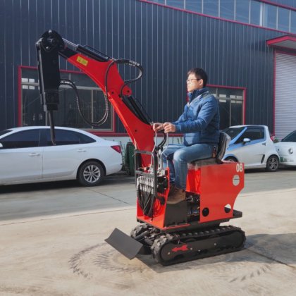 中国家庭用ミニ電動バケットバックホー油圧ショベルミニ掘削機械 小型の Digger 価格