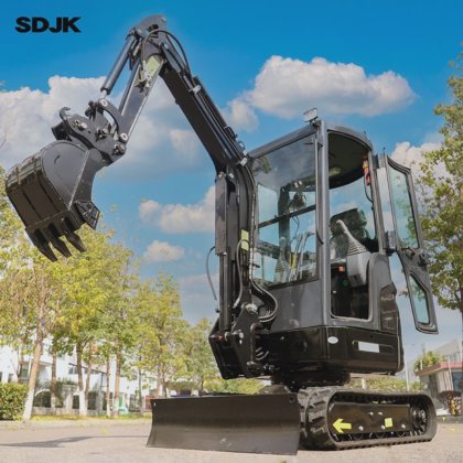 ミニ・ディガー中国卸売用小型ミニ油圧ショベル 1.7 トン価格とサムバケット