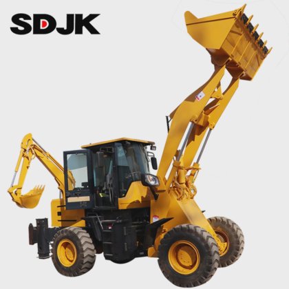 CE および EPA 認定の工場向け低価格、新しいコンパクトミニ けん引式ローダバックホー（アタッチメント装着時）カスタマイズ可能