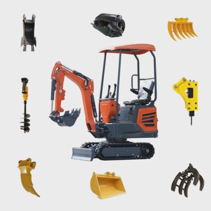 中国向けの安価なミニクローラー油圧ショベル（ Changchai Engine Miniexcavator for