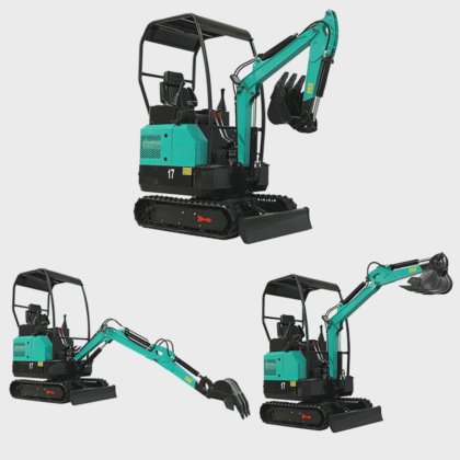 中国は、 1.7 トンのクローラー掘削機エンジニアリングマシンを製造しました