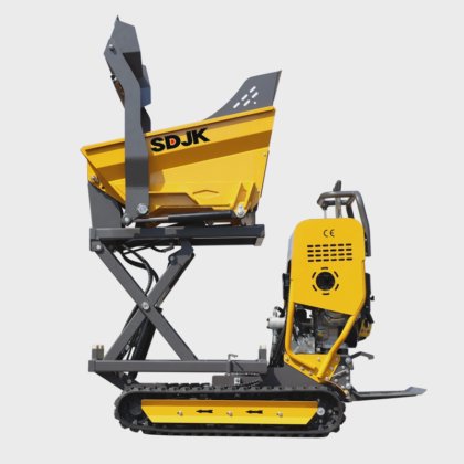 セルフロードダンパー 500kg ミニダンパー、リフト機能付きセルフ 積載ミニダンパーミニローダー中国の有名ブランド