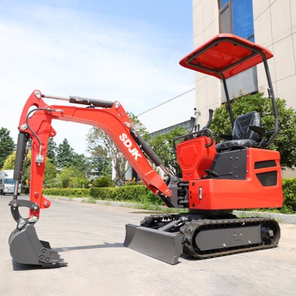 中国工場価格小型ミニ油圧ショベル販売用ホットセール ホールセール最小地球移動機械けん引式バックホーローダレトロ 1ton ミニ油圧ショベル