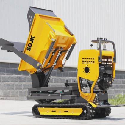 無料配送ミニダンパー自動ロード採用エージェント小型クローラー ダンパー油圧ダンプトラック自動ミニダンパー 500kg