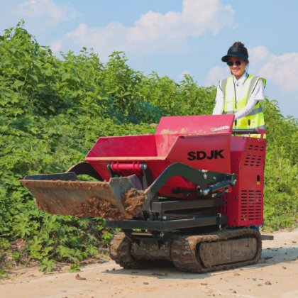 チェーンドライブエンジン駆動ホイールバロー 4WD ホイールバローファームミニ 販売の小型ダンパーのための Barrow