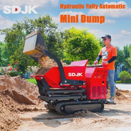 チェーンドライブエンジン駆動ホイールバロー 4WD ホイールバローファームミニ 販売の小型ダンパーのための Barrow