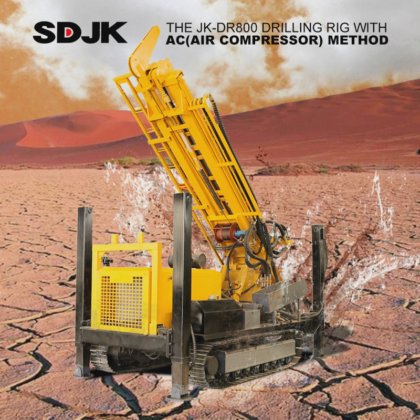 掘削機／ 200 m 深ディーゼル井戸掘削リグ