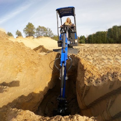 新しい高品質ミニ油圧クローラー油圧ショベル Digger （キャノピ付き） 販売用マイクロ油圧ショベル価格中国コンパクト油圧ショベル機械ファーム ガーデン