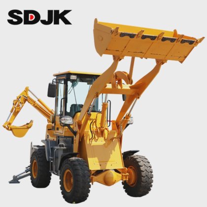 中国工場 4X4 小型トラクタアーティキュレートフロントホットセール ディーゼルエンジン搭載のエンドスキッドステアけん引可能バックホーホイールローダ 販売用にパッケージ化されています