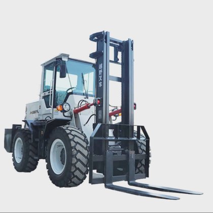 フォークリフト用にカスタマイズされたカラーを備えたラフテレインディーゼルトラックフォークリフト 道路