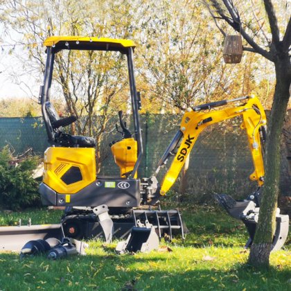 ホットセール新デザイン Jkw-12 Plus クローラーミニ油圧ショベルバックホー Digger