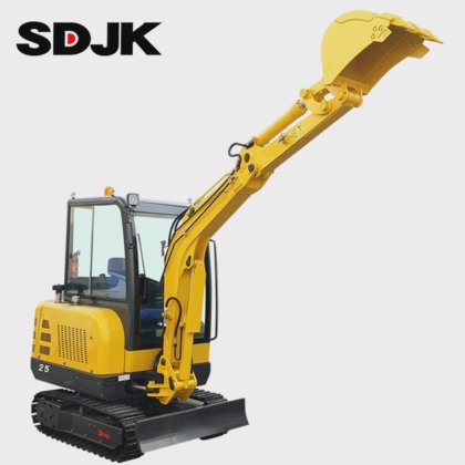 2500 kg の油圧ポータブルホイールバックホーを多機能で販売