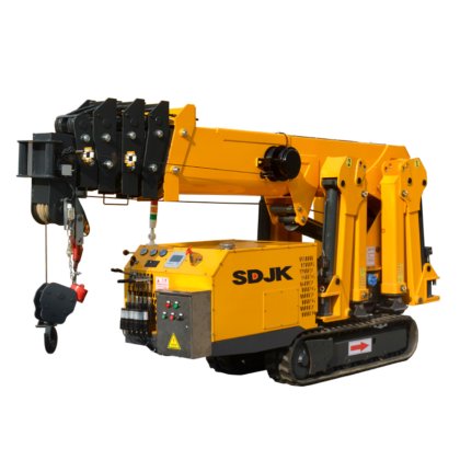 倉庫ハウスビル電気工事モバイルポータブル 3 トン 5t ミニクローラースパイダークレーン