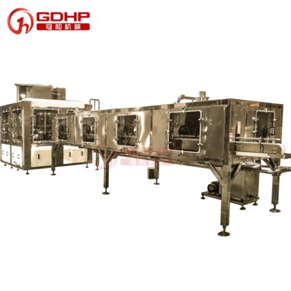 果肉果汁牛奶饮料理瓶洗瓶高速旋转灌装生产线