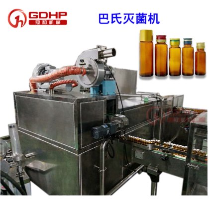 全自动口服液洗瓶灌装轧盖贴标机生产线