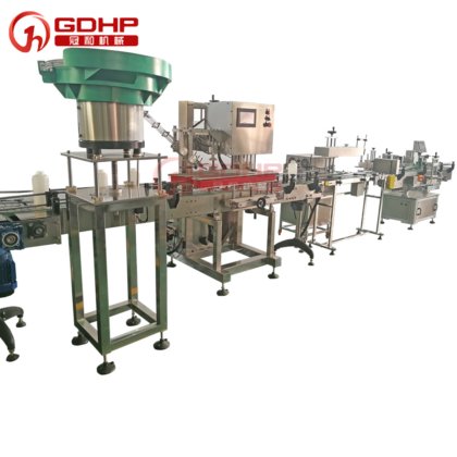 16头墨水自流式灌装旋盖铝箔封口机